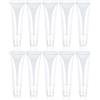 BNREOZA 10 Pcs Contenitori vuoti per lucidalabbra, contenitori da viaggio, contenitori per campioni cosmetici,dispenser vuoti,bottiglie di plastica riempite con gel doccia,lucidalabbra,lozione (15ml)