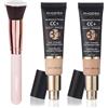 Hilareco PHOERA Crema CC+, Fondotinta coprente, Crema correttiva del colore, Siero idratante anti-età e Protezione solare SPF 25+ (2pcs-100+120/ Porcelain+Nude, 30 g (confezione da 1))