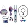 CARTOON Accessori capelli Frozen Disney set 15 pezzi per bambini elastici mollette spazzola intreccia capelli elettrico