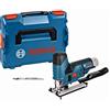 Bosch Professional 0 601 5A1 002 Seghetto Alternativo GST 12V-70, 2 Lame, Pattino, Protezione, Profondità di Taglio in Legno 70 mm, Batterie e Caricabatteria Non Inclusi,Blu