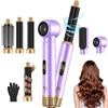 UMIGA Nuovo Airstyler 5 in 1 set di spazzole per asciugacapelli, con ferro arricciacapelli ad aria calda da 30 mm, asciugacapelli da 1000 W, per volume, asciugatura, levigatura e ricci, 3 livelli di