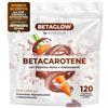 Symbeauty Betacarotene per Abbronzatura Forte 120 capsule - Acceleratore Abbronzatura, Tirosina e Vitamina D, Antiossidanti Astaxantina, SOD, Vitamina C, E, B2, Rame, Niacina, Biotina - Made in Italy