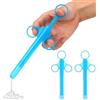 Kiuiom 2PC Siringa Lubrificante Riutilizzabile, Applicatore Lubrificante Portatile, Vaginale Siringa Aiuti Strumenti, Con Anello Di Trazione E Presa Per Le Dita