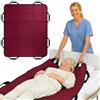 NurtureCare Telo di posizionamento Comfort a 3 strati (120x100 cm) con 8 maniglie, Ausilio impermeabile per il trasferimento e telo scorrevole per assistenza e anziani, Lavabile, portata fino a 220 kg