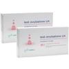 gef + medica - 2 Test Ovulazione Monitoraggio Attendibile del Ciclo e del Periodo Fertile Kit da 5 Dispositivi per Controllo Fertilità Donna