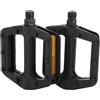 INFINAUTO Pedale per Bicicletta da Ciclismo, 9/16 Spindle Pedali Piatti in Plastica Leggera Neri per Bici da Strada Mountain BMX MTB