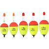 PATIKIL 0.7-3.5oz Bobber per Pesca Sportiva Eva Galleggiante per Pesca Acqua Salata Acqua Dolce Giallo