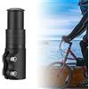 XxinXrongBici Attacco Manubrio Riser, Manubrio Riser per Bici, Prolunga Forcella per Bicicletta Regolabile Adattatore in Lega di Alluminio per Bicicletta da 28,6 mm 1-1/8
