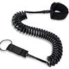 WOUMON 10ft SUP Leash Surf,TPU Corda alla Caviglia per Tavola da Surf,Lacci di Sicurezza da Surf per Stand Up Paddleboard Longboard Kayak (Arancione)