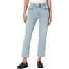 Amazon Essentials Jeans da donna a vita alta con gamba dritta