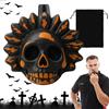 Yunlaishaocer Aztekische Todespfeife, Vera Piuma della Morte Azzteca, Piuma della Morte Più Rumorosa, Autentici Gridi Umani Oltre 125 Decibel, Strumenti Regali per la Festa dei Morti (B)