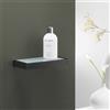 Zack LINEA mensola, 40573, LINEA satinato/nero opaco [Accessori Bagno > Mensole]