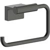 hansgrohe AddStoris S porta rotolo, 41788340, AddStoris S nero cromato spazzolato [Accessori Bagno > Porta Rotolo]