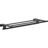 hansgrohe AddStoris S mensola portasciugamani, 41781670, AddStoris S nero opaco [Accessori Bagno > Portasciugamani]