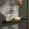 hansgrohe AddStoris mensola, 41794670, AddStoris nero opaco [Accessori Bagno > Mensole]
