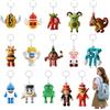 BAISHUWU Set di personaggi Steal a Brainrot, 15 portachiavi in PVC Steal a Brainrot con portachiavi, personaggi decorativi per torte Steal a Brainrot, personaggi giocattolo Steal a Brainrot per fans