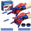 Braxel Giochi Bambini 5-10 Anni, Spara Ragnatele Giocattolo Regalo Bambino 5-10 Anni Maschio Set di 2 Guanti Giochi Bambino 5 6 7 8 9 10 Anni Regali Natale per Bambini