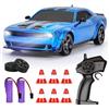 BuzzoXerex RC Drift Car, Mini Macchina Telecomandata Drift, 1/24 4WD Auto Telecomandata con Luce LED, 18km/h, Auto Giocattolo per Adulti e Bambini di Età Superiore agli 6 Anni (B)