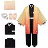 Koongso Costume Zenitsu Anime Cosplay per bambini, kimono Zenitsu per ragazzi, costume per Halloween e giochi di ruolo, set completo