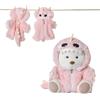 Galilea® Bobbie Bear - Set di vestiti per Bobbie - ORSO NON INCLUSO - Regali originali per donna (Dino Rosa)