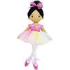 Lullaberry 40 cm Ballerina Principessa Stella - Bambola di peluche piena - vestito rosa - regalo per bambine