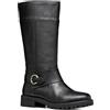 Geox Donna D Hoara A Fashion Boot, Nero, 39 EU