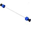 LLIDFONK Per MT07 MT 07 FZ07 2014-2024 2025 2026 accessori moto supporto supporto supporto forcellone supporto bobine MT-07 asse forcella posteriore protezione pad anticaduta (blu)