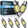 Keiurot C5W LED Bianco 36mm Lampadina LED Plafoniera Feston Canbus senza Errore 2016 18SMD per cupola auto interna LED luce 12V sostituzione per 3175 DE3175 DE3021 6PCS