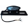 LEDMOTO Pilota posteriore universale a LED 12 V NEW SCHOOL Omologato Cafe Racer Custom Retro Faro posteriore da moto con luce targa LED e porta piastre