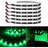 Keiurot Striscia LED per auto, 30 cm, impermeabile, per interni auto, sottogruppo, moto, golf cart esterno, 12 V, 5050, 12 SMD, confezione da 6
