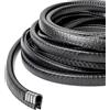 Your Day Mate Protezione bordi per auto, lunghezza 10 metri, nera, a U, con inserto in acciaio, senza adesivo, per un'area di serraggio da 1 a 3 mm, protezione bordi portiere auto, protezione bordi portiere auto