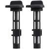 Fafeicy Filtro Olio Motore per Mini Motocoltivatore Raffreddato ad Aria, 2 Pezzi, Plastica ABS, Nero, 9.6x4x1.5cm