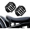 HDBUBALUS Molle per Sella Monoposto Moto Montaggio Staffa A Molla Da 2 Pollici Kit di Montaggio Hardware Adatto per Harley Sportster Softail Xl 883 1200 Dyna Fatboy Bobber Nero 1 Paio