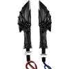 HDBUBALUS Indicatori di Direzione A Led Indicatore di Direzione Lampeggiante A Led Adatto per Harley Crusier Bobber Black