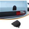 DIYUCAR Copertura per gancio di traino per paraurti posteriore in ABS, parte di ricambio compatibile con Fiat 500 2016-2024 Gancio di traino Coperchio per gancio di traino Tappo per rimorchio Nero