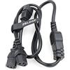 ZBLZGP Cavo di alimentazione IEC 320 C14 maschio a 2XC13 femmina, C14 a 2 x C13 UPS/PDU Y Type Splitter cavo di alimentazione, 250V/10A (C14-2xC13 1M)