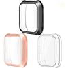 HongMan [3 Confezione] Pellicola Protettiva Compatibile con Fitbit Versa Lite (Non per Fitbit Versa/Versa 2), TPU Placcato in Morbido Protettiva Schermo Protection Custodia Compatibile con Fitbit Versa Lite