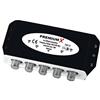 Premium X 1x PremiumX PXD-41 DiseqC Switch 4/1 Switch 2.0 Switch Diseq C con Custodia Resistente alle intemperie DVB-S2 SAT Digital FullHD 3D e HDTV
