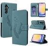 CASAFUNY Cover per Samsung Galaxy A25 Custodia Cover in Pelle Portafoglio a Libro Samsung A25 5G Magnetica Supporto Protezione Flip Case Custodia per Samsung Galaxy A25 5G, Blu