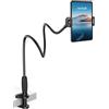 Lamicall Supporto Tablet con Collo di Cigno - [Design Conico - Base Stabile, Braccio Flessibile]85cm Supporto iPad per Letto e Tavolo, 360° Rotazione, per iPad Pro/Air/Mini, Kindle, 4,7-13Dispositivi
