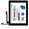 MMOBIEL Digitizer compatibile con iPad 4 (Nero) 9.7 Pollici 2012 Assemblaggio schermo tattile touchscreen frontale Incl kit attrezzi