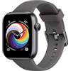 AcclaFit Smartwatch Uomo Donna, 1.85 Orologio Smartwatch con Effettua/Risposta Chiamate, 113 Sportive Smart Watch con Contapassi/SpO2/Sonno/Cardiofrequenzimetro, Impermeabil IP68 per iOS Android