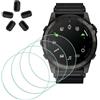 MTHGH Protettiva Pellicola compatibile con Garmin tactix 7 AMOLED Smartwatch Protezione Schermo[4 pezzi] + tappi anti-polvere 5 pezzi, durezza 10H antigraffio senza bolle di protezione