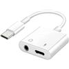 Azuxreza USB C to 3.5mm Headphone and Charger Adapter,2 in 1 USB C to Aux Jack Dongle Cable Cord with PD Fast Charging for iPhone 15 Pro MAX Plus,Samsung Galaxy S22 S23 S24 Ultra,Note 20