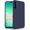 N NEWTOP Cover Compatibile per Samsung Galaxy A56 5G, Custodia TPU SOFT Gel Silicone Ultra Sottile Flessibile Case Posteriore Protezione Fotocamera Anti Urto Guscio Scocca Colorato Fina (Blu)