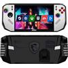 Hzycwgone Custodia per MSI Claw A8 BZ2EM Gaming Handheld Edition,TPU Grip Morbida Borsa Cover Protettivo con Supporto per MSI Claw A8 BZ2EM 8-inch 2025 Console Gaming Portatile,Nero