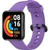 Shieranlee Compatibile con Redmi Watch 2 Cinturino, Cinturini Silicone Braccialetto Polso Band per Xiaomi Redmi Watch 2 /Xiaomi Redmi Watch 2 Lite Accessories+ Due pellicole protettive offerte
