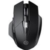 INPHIC Mouse Bluetooth wireless ricaricabile silenzioso multi-dispositivo (Tri-Mode: BT 5.0/4.0 + 2.4G), Livello della batteria visibile, ergonomico portatile 1600 DPI per PC laptop, Nero