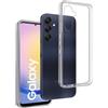 REY Pack 3X Cover in Gel TPU Trasparente per Samsung Galaxy A35 5G, Ultra Sottile 0,33 mm, Morbido Flessibile, Custodia Silicone