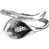 Helen de Lete Anello aperto in argento Sterling con fiore di calla 3D vintage